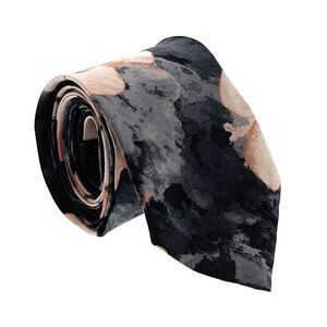 Emporio Armani Men’s Blue and Pink Floral Silk Necktie, 3"